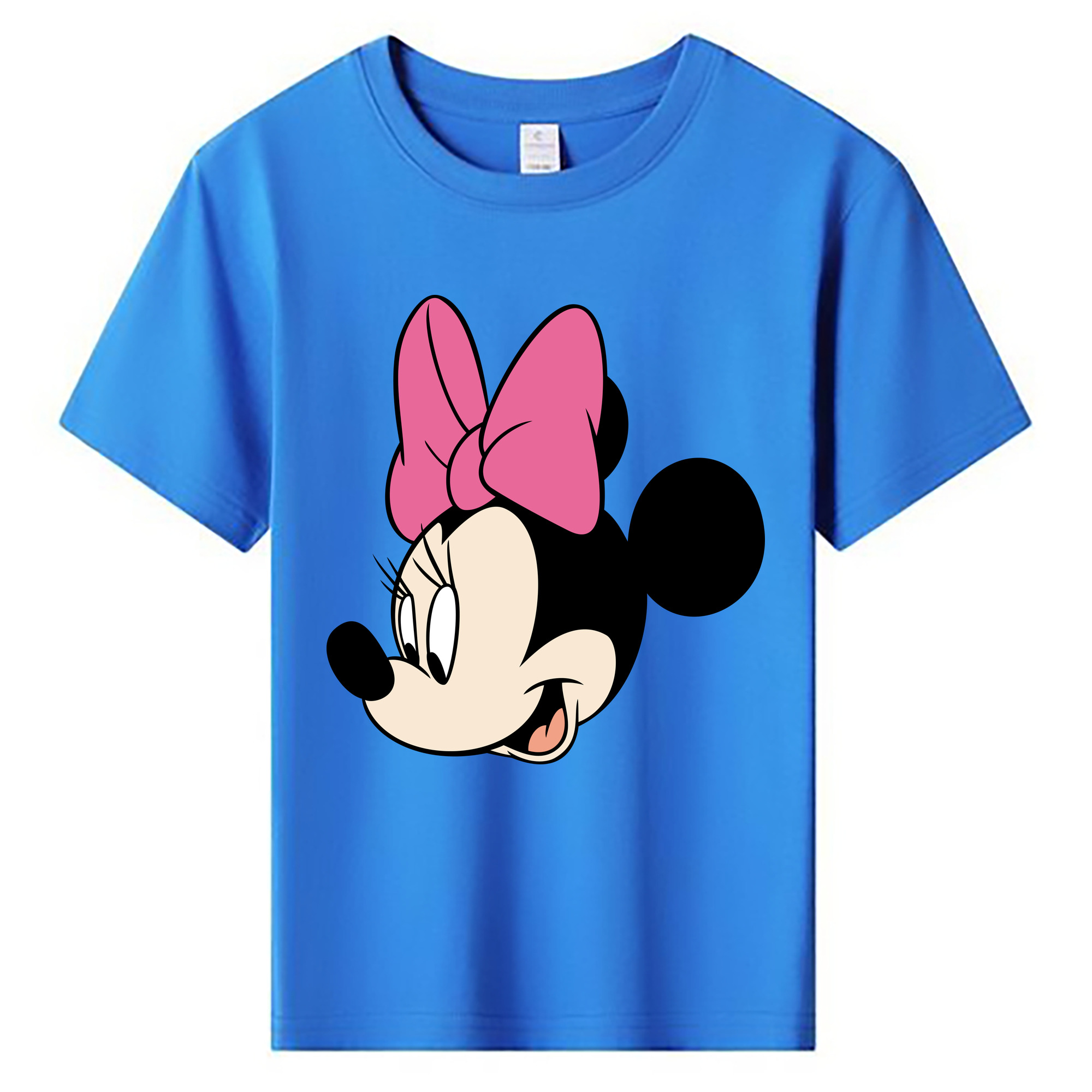 ミッキーマウス Mickey Mouse 綿100％キッズTシャツ（フロントプリント）
